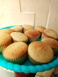 Vanilla cup cake ainihin hoton girkin