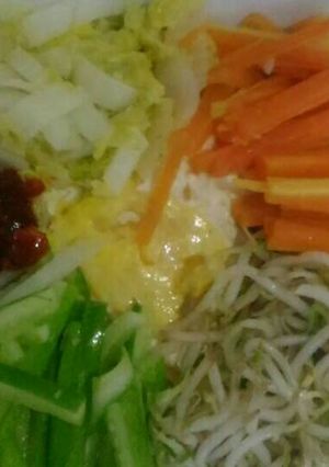 Foto resep Bibimbab sederhana