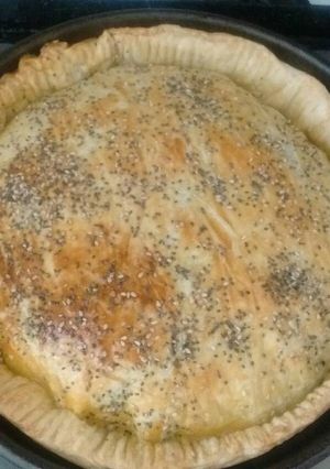 Una foto de Tarta de verdura y semillas