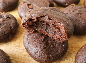 Una foto de Galletas doble chocolate - sin gluten, sin huevo, sin lactosa