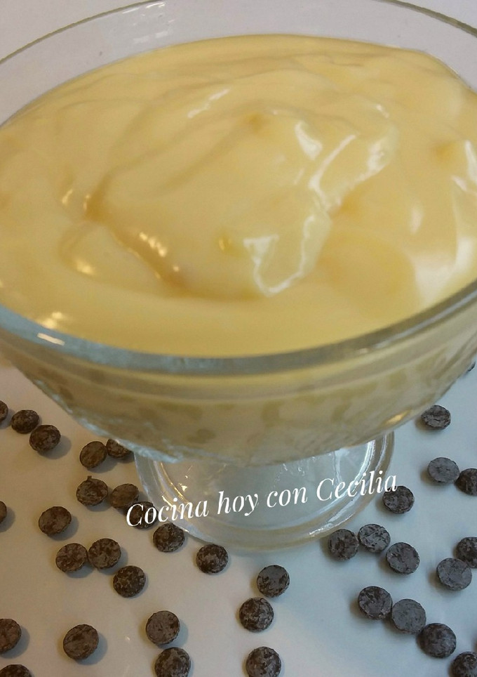 Una foto de Crema pastelera