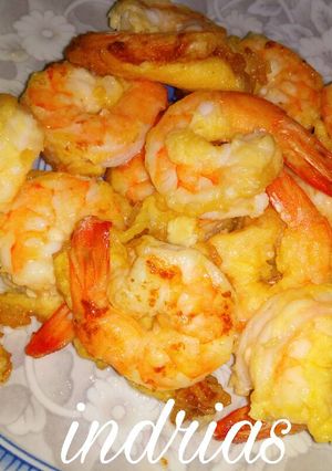 Foto resep Udang goreng telur