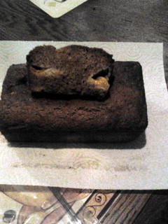 A picture of peach cake.