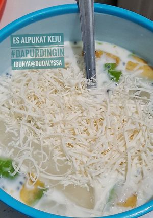 Foto resep Es alpukat tabur keju#03