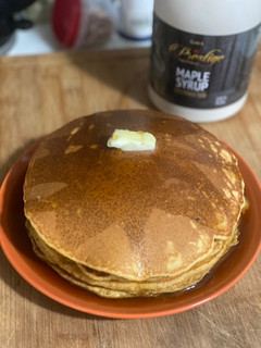A picture of Cornbread Pancakes.