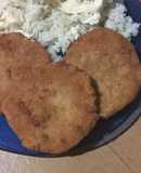 Medallones de pollo, tipo nuggets