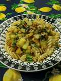 Macarrão Alho e Óleo com Abobrinha