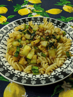 Foto de Macarrão Alho e Óleo com Abobrinha