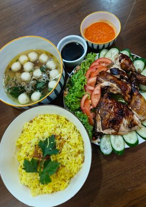 Gambar Nasi Ayam Simple