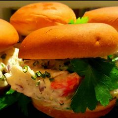 A picture of Mike's Fresh Crab Meat Sliders.