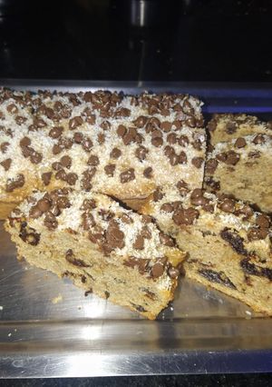 Una foto de Budín integral de banana y ciruelas