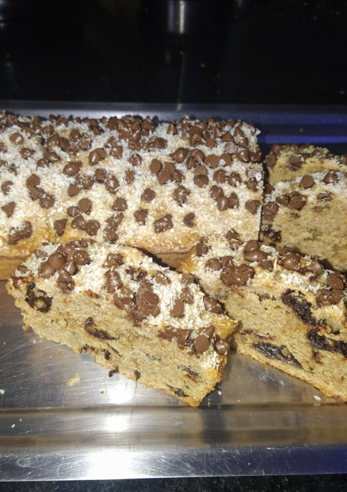 Una foto de Budín integral de banana y ciruelas
