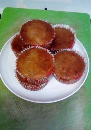 Una foto de Queque de plátano vegano