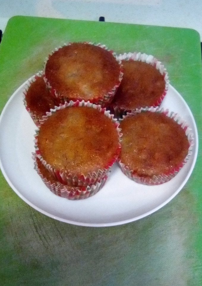 Una foto de Queque de plátano vegano