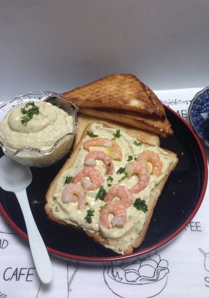 Una foto de Paté de Tofú con camarones!!