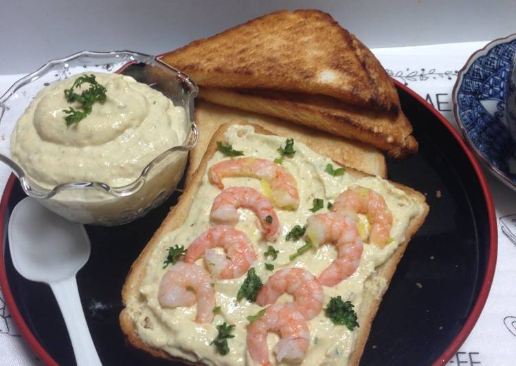 Paté de Tofú con camarones!!