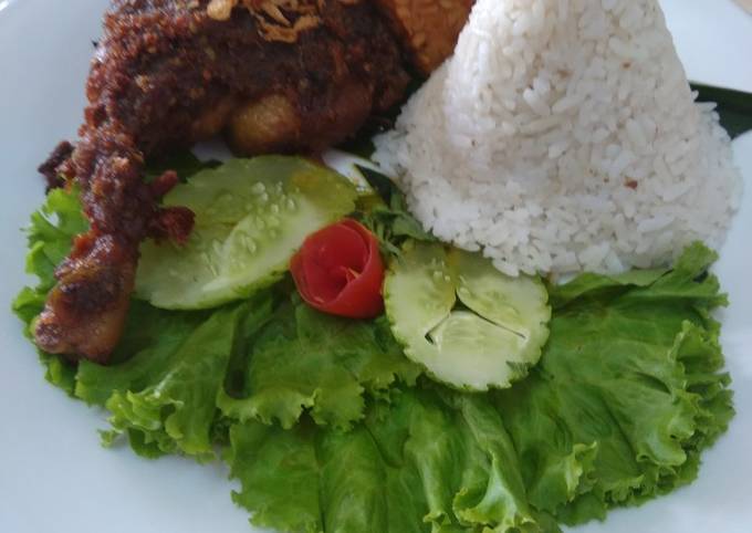 Bebek goreng mercon tanpa di presto