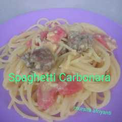 A picture of Spaghetti Carbonara.