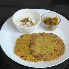 A picture of Lauki paratha 🫓 In Oats Flour (Gluten Free).