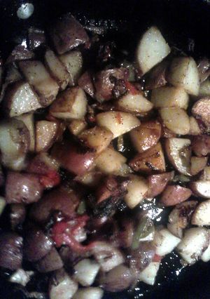 A picture of Smothered Red Potatoes.