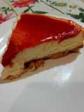 Cheesecake alle fragole con glassa a specchio