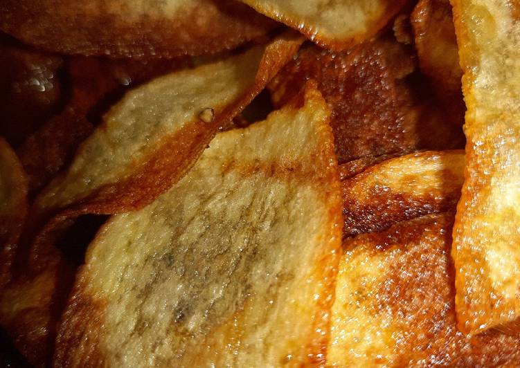 🥔chips without frying.In microwave
