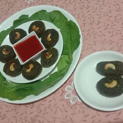 Palak cutlet A picture of Palak cutlet.