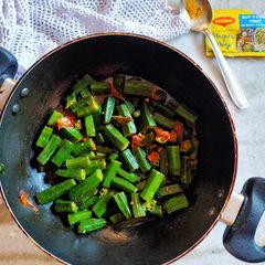 A picture of Masala e Bhindi.