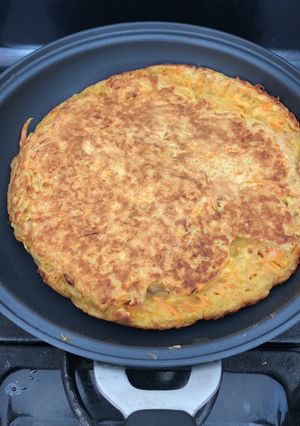 Una foto de Tortilla de atún y zanahoria