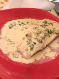 Abadejo a la crema de verdeo