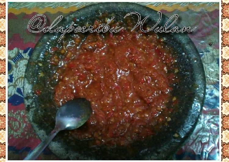 Sambal terasi 😘