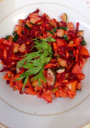 صورة لوصفة سلطة بنجر (شمندر) 😋😋