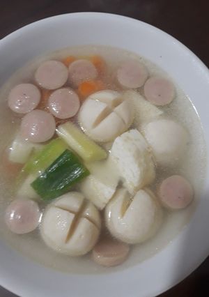Foto resep Soup putih telur