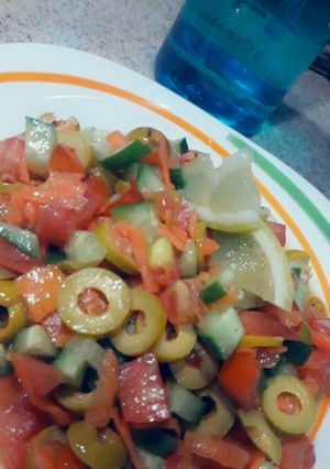 صورة لوصفة سلطة زيتون 🥗😽