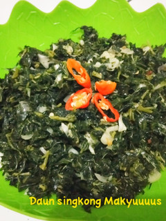 Foto resep Daun singkong Tumis