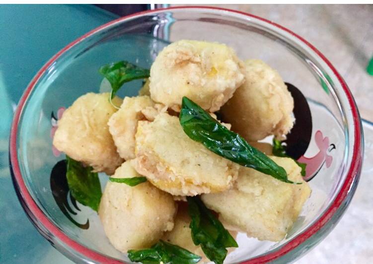 Tahu Crispy Daun Kemangi / Cemilan