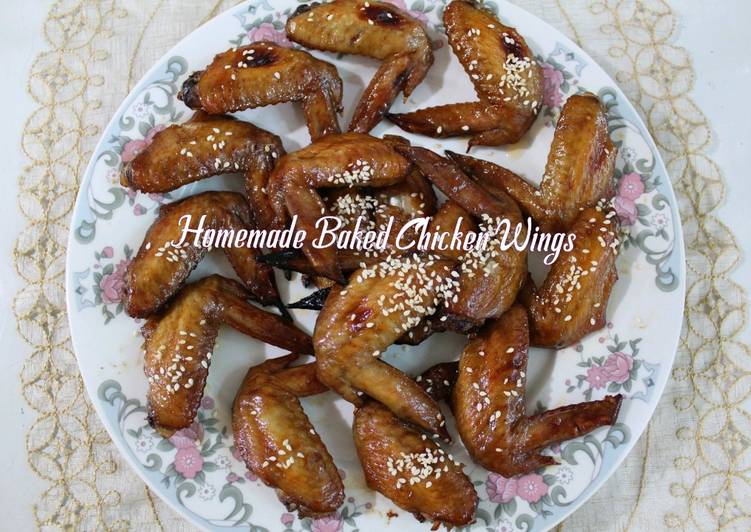 Langkah Mudah untuk Membuat Baked chicken wings yang Enak Banget