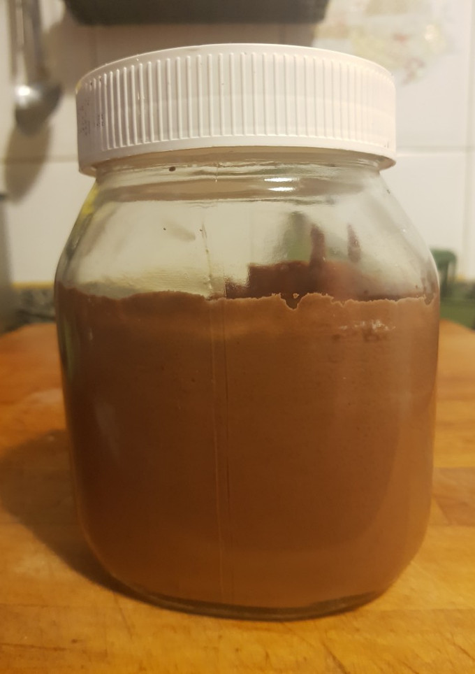 Una foto de Nutella fit casera