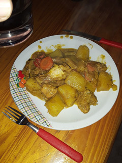 Una foto de Pollo al curry en el disco