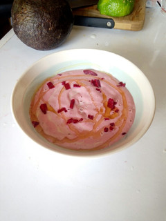 A picture of The Pinkie smoothie.