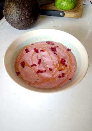 A picture of The Pinkie smoothie.