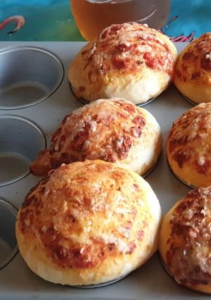 Foto di Pizza muffin (metà dose) moulinex companion