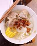 Nui nấu giò bằng nồi cơm điện