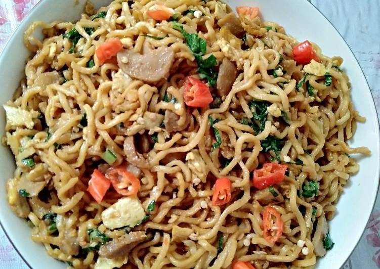 Mie goreng duo bawang