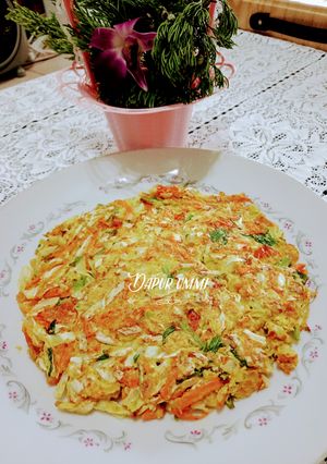 Foto resep How to make oats omelette
