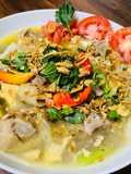 Mie lethek godhog ayam kampung