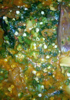 A picture of Vegetable okro.