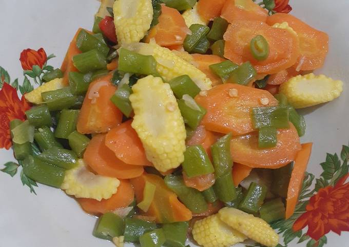 Cara membuat Tumis jagung muda, buncis dan wortel Cara membuat Tumis jagung muda, buncis dan wortel