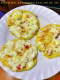 Bánh pizza hải sản phiên bản bé ăn dặm