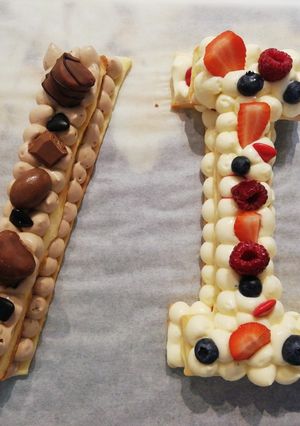 Une photo de Letter Cake